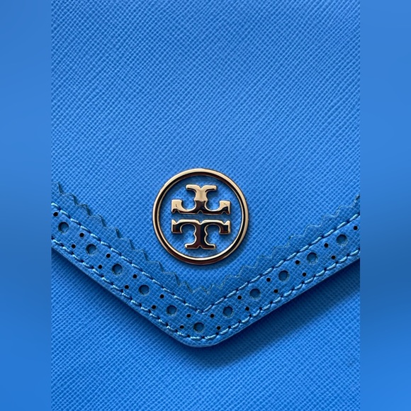 Tory Burch sky blue leather shoulder bag - Picture 5 of 14